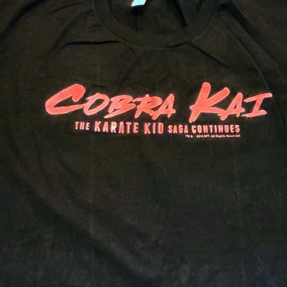Cobra Kai The Karate Kid Saga Continues Netflix Promo Tee. Size XL - Picture 5 of 5